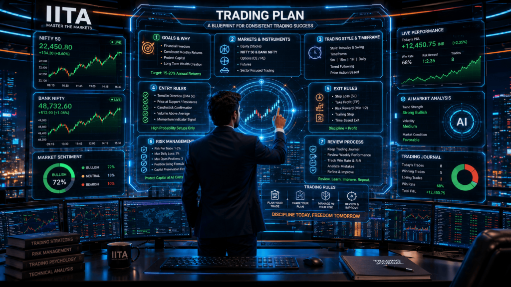 How to Build a Trading Plan (Step-by-Step Template) 2026 | IITA